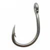 100pcs 10884 Stainless Steel White Strong Big Game Fish Tuna Bait Fishing Hooks Size 30 40 50 60 70 80 90 100 240313