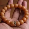 Pendanthalsband jadifierade Golden Berry Bodhi Root Armband Fashion Old-Styled Bead Zodiac Buddha