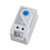 Smart Home Control Switch Thermostat Kompakter mechanischer IP20 Hellgrauer Kunststoff-Temperaturregler Thermoregulator 1 Stück Praktisch