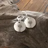 Stud Earrings Punk Gothic Vintage Dandelion Drop Earring For Women Egirl Party Jewelry Accessories Eh1881