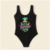 Costumes d'une seule pièce Summer Family Look Maillots de bain Maman et moi Bikini Bain Papa Fils Shorts Correspondant Beach Wear Maillots de bain Drop Livraison Dhlor