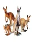 Simulering Kangaroo Action Figures Livtliknande utbildning Barn Barn Wild Animal Model Toy Gift Söt tecknad Toys9026578
