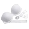 Reggiseni sexy senza spalline invisibile reggiseno push up multiuso senza schienale per donna lingerie convertibile regolabile taglie forti