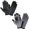 Gants thermiques en polaire pour hommes et femmes, à doigts longs, coupe-vent et imperméables, pour écran tactile, antidérapants, rembourrés, avec fermeture éclair, pour l'extérieur, 252M