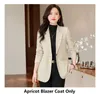 Kvinnors tvådelar byxor högkvalitativa tyg Autumn Winter Ladies Office Pantsuits Formella professionella blazrar Feminino för kvinnors företag