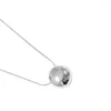 Anhänger Halsketten Wassertropfen Halskette Vielseitig Einfache Ovale Schlüsselbeinkette Geometrisches Dekor