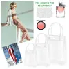 Sacos de armazenamento 1/3 PCS Transparente PVC Organizador de Viagem Limpar Saco de Maquiagem Esteticista Cosméticos Beleza Caso Higiene Pessoal