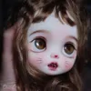 1/6 Plus BJD Doll Piupiu Head Collocation Pii Body Smart Big Eye Bylthe Styling Resin Gift Toy Dolls 240308