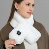 Halsdukar nackvärmepaket elektrisk halsduk trådlös laddningsbar uppvärmning med tre växeljustering för vinter USB -män
