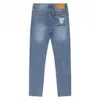 2024 Nowe purpurowe dżinsy dżinsowe spodnie Męskie dżinsy Designer Jean Men Blue Dżinsy Wysokiej jakości prosta design retro streetwear swobodne spodnie 28-36
