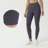 Lu Pant Align Lemon Флисовые леггинсы Спортивные зимние теплые женские колготки с высокой талией Брюки для йоги для тренировок в тренажерном зале Спортивные штаны Fiess с пуш-ап для бега Tr