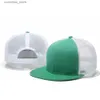 Berretti da baseball da uomo a tesa piatta in rete berretti da baseball ricamo personalizzato hip hop cappellini snapback Kpop donna regolabile traspirante cappello da papà GorrasY240315