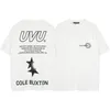 2024 Cole Buxton 디자이너 T 셔츠 남성 티셔츠 여름 스프링 느슨한 녹색 회색 흰색 블랙 티셔츠 남성 여성 고품질 클래식 슬로건 인쇄 태그 33