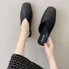 Wearing new style of summer semi slippers for women, wearing slippers on the outside Fashionable Muller shoes for women's sandals and slippers