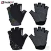 Cykelhandskar Darevie Reflective Half Finger Glove Mtb Road Högkvalitativ svamp vadderad Super Light Soft Bike