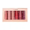 6pcslot Lip Kit Matte Lipstick Waterproof Velvet Stick Tint Nude Cosmetic Makeup Set Professional Korean Beauty Cosmetics Kpop 240229