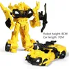 Giocattoli di trasformazione Robot Mini Transformation Robot Set 2 in 1 giocattoli robot per auto deformati giocattoli per bambini regalo action figure 2400315