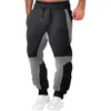 Pantalons pour hommes Printemps Automne Large Lâche Casual Hommes Patchwork Neuf points Sports Corde Élastique Pantalon Respirant