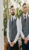 Chalecos de novio gris oscuro, chaleco de lana para padrinos de boda, traje de vestir ajustado para hombre, chaleco para fiesta de boda y graduación, barato 8092483, 2021