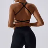 Lu Align Limão Secagem Yoga Rápida Sensação de Nu Sutiã Ginásio Push Up Workout de Alta Intensidade Correndo Roupa Interior Esportiva Mulheres À Prova de Choque Voltar Fiess Para