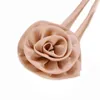 Collier ras du cou en forme de fleur de Rose, longue cravate à lacets, bijoux de mariage, chaîne de cou, cadeau pour femmes et adolescentes