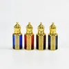 Garrafas de perfume 12ml portáteis de luxo recarregáveis garrafas de óleos essenciais bronzeando recipientes líquidos rolo na garrafa