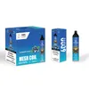 Vente au détail UZY Bang King 6000 Puff jetables E Cigarettes14ml Bobine de maille 1100mAh Batterie rechargeable 0% 2% 3% 5% Niveau 10 Saveurs 6k Puffs Vape Pen