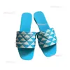 2024 Designer Slipper Brand Women's Slippers Embroidered Multi-color Beach Sandals Casual Summer Leather Corner Label Flat Bottomed Slippers-2