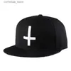 Ball Caps Snapback Baseball hat cross embroidery Adjustable Hats For youth Men Women Fashio Cap Flat trend street dance capsY240315