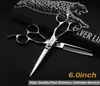 Ciseaux à cheveux 6 argent 440C, étui de coupe JaGua, barbier amincissant, accessoires professionnels Tigeras5706668