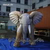 Hurtownia Parada Outdoor wydajność nadmuchiwane słoniowe powietrze Blown Mascot Giant Grey Elephant na Zoo i Circus Show