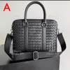 Tote 10A Briefcases intreccio Genuine Leather Top bag Mirror 1:1 quality Designer Luxury bag Fashion Shoulder Bag Large Handbag 39CM MenWith Gift box set WB160V