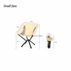 Camp Furniture TARKA Portable Camping Folding Chair Free Installation Outdoor Picnic BBQ Chair Lightweight Foldable Umbrella Shaped Moon Chairs YQ240315