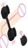 Picchi wireless Anelli Vibratori in silicone Anello del rubinetto Strapon Ritardo del pene Eiaculazione Massaggio del clitoride Giocattoli erotici del sesso per l'uomo3172342823