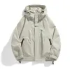 Jackets for Mens Sports Windproof Spring and Autumn Style Work Casual Hooded 7dr4