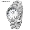 Mode Japon Quartz Dames Diamant Chronos Analogique Femmes Montre-Bracelet