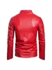 Męskie kurtki męskie marka skórzana kurtka 2024 Autumn Street swobodne odzież motocyklowa