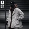 Männer Jacken 2024 Frühling Hohe Qualität Techwear Stil Anzug Kragen Casual Jacke Oberbekleidung Männer Harajuku Straße Hip Hop Mantel chaqueta