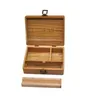 COURNOT Natürliche handgefertigte Tabak-Stash-Box aus Holz 50120173MM Rolltablett Holz-Tabak-Kräuterbox Rauchpfeifenzubehör8048226