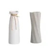 Vases 1 pcs Vase à fleurs en céramique facile à utiliser grande capacité hydroponique grande chambre décorative blanche