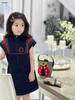 Luksusowe sukienki dla dziewcząt materiał Sweter Kids Spódnica Księżniczka Sukienka Rozmiar 100-160 cm Designer Designer Projekt Zipper Design Baby Frock 24mar