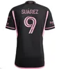 24 25 футбольные майки Inter Miamis cf Messis Женская футбольная рубашка Sergio Suarez Pink Black Leagues Cup 2023 Финал чемпионов Cup MLS 2024 2025 Кит Мужчина Фан -игрок