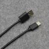 Câble Pass 2A 0,5 m 1 m 1,5 m 2 m 3 m Câble USB Type-C de haute qualité Câbles de charge USB de charge rapide Cordon de charge de type C pour câbles de téléphone portable Samsung