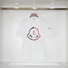 Mon Cler Shirt Designer TシャツプリントファッションマンMonc TシャツコットンカジュアルティーショートスリーブTシャツ