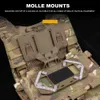 Coletes táticos Tático Dobrável Placa de Navegação Molle Phone Map Holder Militar Caça Colete Acessórios Flip Lite Airsoft Chest Rig Universal 240315