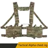 Tactical Vests Alpha Separated Double Sided Tactical Board Box MOLLE System Inner Flexible Storage Bag High Expansion 240315