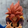 Actie speelgoedcijfers 23cm cartoon super vier gogeta anime perifeer handgemaakt speelgoed pvc model kamer ornament decoratie speelgoed verjaardagscadeau