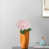 장식용 꽃 창조적 인 가짜 수국 절묘한 세부 사항 실크 비전제 홈 장식 인공 줄기