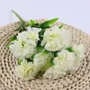 Decorative Flowers Vibrantly Colored Artificial 11 Head Carnation Fake Plants Perfect For Weddings And Festival Decorations