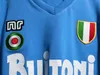 Retro Classic Napoli Soccer Jerseys 86 87 88 89 90 91 92 93 94 Maradona 1986 1987 1988 1989 1991 1992 1993 1994 2013 2014 Hamsik L.Inrigne Higuain Retro Football Shirt